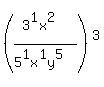 %28%283%5E1x%5E2%29%2F%285%5E1x%5E1y%5E5%29%29%5E3