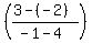 %28%283-%28-2%29%29%2F%28-1-4%29%29