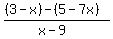 %28%283-x%29-%285-7x%29%29%2F%28x-9%29
