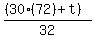 %28%2830%2872%29%2Bt%29%29%2F32