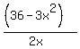 %28%2836-3x%5E2%29%29%2F%282x%29