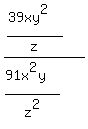 %28%2839xy%5E2%29%2Fz%29%2F%28%2891x%5E2y%29%2Fz%5E2%29%29