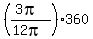 %28%283pi%29%2F%2812pi%29%29%2A360