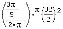 %28%283pi%2F5%29%2F2pi%29pi%2832%2F2%29%5E2