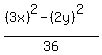 %28%283x%29%5E2-%282y%29%5E2%29%2F36