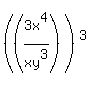 %28%283x%5E4%2Fxy%5E3%29%29%5E3