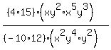%28%284%2A15%29%28xy%5E2%2Ax%5E5y%5E3%29%29%2F%28%28-10%2A12%29%28x%5E2y%5E4%2Ay%5E2%29%29