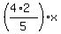 %28%284%2A2%29%2F5%29x