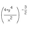 %28%284%2Ay%5E4%29%2Fx%5E2%29%5E%28-3%2F2%29
