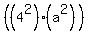 %28%284%5E2%29%28a%5E2%29%29