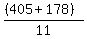 %28%28405%2B178%29%29%2F11