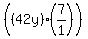 %28%2842y%29%2A%287%2F1%29%29