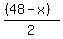 %28%2848-x%29%29%2F2