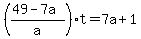 %28%2849-7a%29%2Fa%29t=7a%2B1