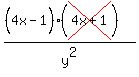 %28%284x%5E%22%22-1%29%28cross%284x%5E%22%22%2B1%29%29%29%2Fy%5E2