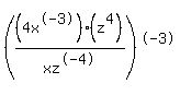 %28%284x%5E-3%29%28z%5E4%29%2Fxz%5E-4%29%5E-3