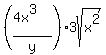 %28%284x%5E3%29%2Fy%293sqrt%28x%5E2%29