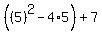 %28%285%29%5E2-4%2A5%29%2B7