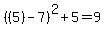 %28%285%29-7%29%5E2%2B5=9