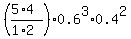 %28%285%2A4%29%2F%281%2A2%29%29%2A0.6%5E3%2A0.4%5E2