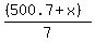 %28%28500.7%2Bx%29%29%2F7