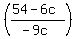 %28%2854-6c%29%2F%28-9c%29%29