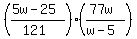 %28%285w-25%29%2F%28121%29%29%28%2877w%29%2F%28w-5%29%29