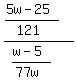 %28%285w-25%29%2F%28121%29%29%2F%28%28w-5%29%2F%2877w%29%29