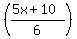 %28%285x%2B10%29%2F6%29