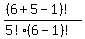 %28%286%2B5-1%29%21%29%2F%285%21%286-1%29%21%29