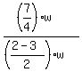 %28%287%2F4%29w%29%2F%28%28%282-3%29%2F2%29w%29