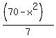 %28%2870-x%5E2%29%29%2F7