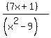 %28%287x%2B1%29%29%2F%28%28x%5E2-9%29%29