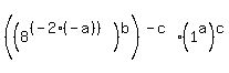%28%288%5E%28%28-2%28-a%29%29%29%29%5Eb%29%5E%28-c%29+%2A+%281%5Ea%29%5Ec