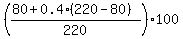%28%2880%2B0.4%28220-80%29%29%2F220%29100