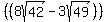 %28%288sqrt%2842%29-3sqrt%2849%29%29%29