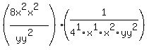%28%288x%5E2x%5E2%29%2F%28yy%5E2%29%29+%281%2F4%5E1x%5E1x%5E2yy%5E2%29