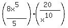 %28%288x%5E5%29%2F%285%29%29%2A%28%2820%29%2F%28x%5E10%29%29