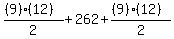 %28%289%29%2812%29%29%2F2+%2B+262+%2B+%28%289%29%2812%29%29%2F2