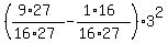 %28%289%2A27%29%2F%2816%2A27%29-%281%2A16%29%2F%2816%2A27%29%29%2A3%5E2