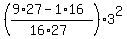 %28%289%2A27-1%2A16%29%2F%2816%2A27%29%29%2A3%5E2