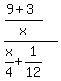 %28%289%2B3%29%2Fx%29%2F%28x%2F4%2B1%2F12%29