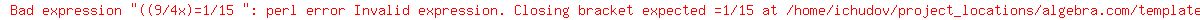 %28%289%2F4x%29=1%2F15+