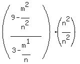 %28%289-m%5E2%2Fn%5E2%29%2F%283-m%5E1%2Fn%29%29%28n%5E2%2Fn%5E2%29