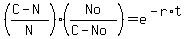 %28%28C-N%29%2FN%29%2A%28No%2F%28C-No%29%29=e%5E%28-r%2At%29
