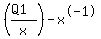 %28%28Q1%29%2Fx%29+-+x%5E-1