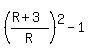 %28%28R%2B3%29%2FR%29%5E2-1