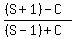 %28%28S%2B1%29-C%29%2F%28%28S-1%29%2BC%29