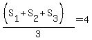%28%28S%5B1%5D%2BS%5B2%5D%2BS%5B3%5D%29%29%2F3=4