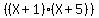 %28%28X%2B1%29%2A%28X%2B5%29%29